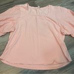 LC Lauren Conrad Lauren Conrad LC Pink Bell Sleeve Women's Top; XL Photo 0