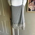 Lane Bryant  BabyDoll Grey Camisole with Lace Detail 14/16 Y2K Photo 5
