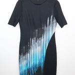 Elie Tahari  illusion‎ sheath dress black blue Photo 0