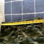 Universal Threads Green Camo High Rise Midi Cut Off Jean Shorts Size 4 Photo 8