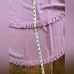 Umgee  Womens Lavender Flutter Sleeve High Low Sundress Size Small Relaxed Beach Photo 9