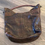 Liebeskind Brown Crocodile-Embossed Women's Bag Photo 0