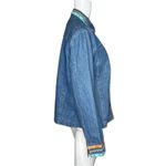 Tantrums Shirt Womens Medium Blue Denim Multicolored Rick Photo 1