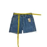 Levi Strauss & CO. Levis Vintage 550 Woman Size 4 High-Waisted Denim Shorts Frayed Hem Photo 1