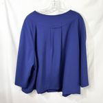 Levine Plus Size 24W Jacket Blue Cropped Dressy Career Church Cardigan 1704 Photo 1