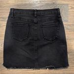 Wish List Black Denim Skirt Photo 1