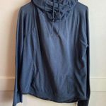 Athleta Iron Blue Heather Sentry Hoodie Sweatshirt Photo 0
