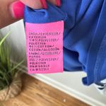 Betsey Johnson  Floral Jacquard Dress Size 8 White Blue‎ Metallic Flower Print Photo 8