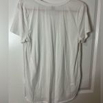 Gentle Fawn  Women’s White Scoop Neck Short Sleeve Basic Tunic T-Shirt Size Large Photo 5
