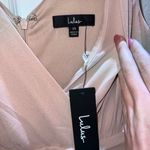 Lulus Thoughts of Hue Blush Surplice Maxi Dress Photo 10