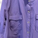 Duluth Flexpidition Water Resistant Shirt Jacket Button Up Size Women's 3X Blue Photo 1