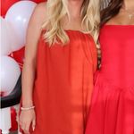 Pretty Little Thing  Red Strapless Bubble Dress Photo 0