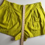 Abercrombie & Fitch NWT  Linen Blend Shorts Size XL Pleated High Rise‎ Resort Photo 10