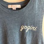 Spiritual Gangster Yogini Graphics Heather Blue Cropped Tank Top - Women's Small Photo 1