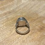 Sterling Silver Raised Black Onyx 925  Ring Photo 7