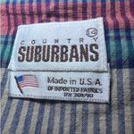 Made in USA Vintage Plaid Blazer Country Suburbans Heritage Core 14 100% cotton Photo 5