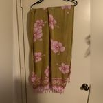 Touch of Hawaii Beige with Pink Hibiscus Scarf Photo 6