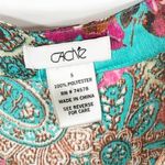 Cache Small Top Green Red Beaded Stones Banded Cami Tank Sleeveless Chiffon 557 Photo 8