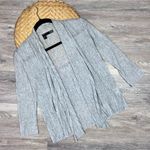 Eileen Fisher  gray crinkle cardigan light‎ weight Photo 0