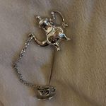 AVON BRANDED STICK PIN..SILVER TEA POT AND CUP STICK PIN…SO DIFFERENT AND UNIQUE Silver Photo 4