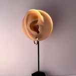 Small Hoop Earrings for Men Women Streetwear Hip Hop Unisex Style Silver Photo 5