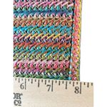 Haute Hippie  Boho‎ Indie Resort Raffia Woven Beaded Handle Bag Colorful Purse Photo 5