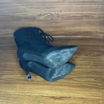 Liliana  all black full lace up zip heeled booties
Women’s 8 Photo 4