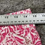 Lilly Pulitzer Callahan Short Sz 0 Pink And White Lion 5" Photo 5