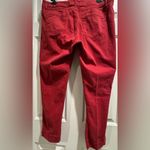 a.n.a  cropped pants - dark red - size 14 Photo 4