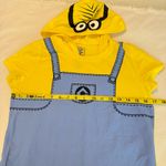 Despicable Me Minion Hooded Shirt Junior Sz Medium 7/9 Party Halloween Universal Yellow Photo 4