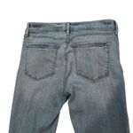 Loft Skinny Crop Light Wash Nautical Lace Up Hem Stretch Mid Rise Jeans, Sz 4 Photo 9