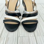 Botkier  Sera colorblock caged block heel ankle strap dress sandals black 8.5 Photo 6