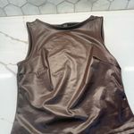 SheIn  Mocha Sleeveless Crop Top size M Photo 4