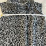 Derek Heart  Chunky Knit‎ Cardigan Sweater Juniors Size S Gray 2 Button High Neck Photo 6