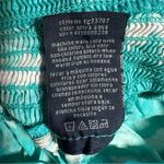 Faded Glory  Sleeveless Teal White Tie Dye Boho Hippie Summer Maxi Dress large Photo 5