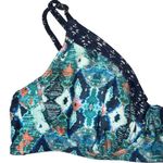 Athleta  Women's Underwire Bikini Top Blue Abstract Size 36B Photo 6