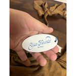 PacSun Your Favorite by Brown Suede-Style Halter Peplum Top – NWT – Size M Photo 4