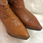 Vintage Real Leather Cowboy Boots Dream Catcher Festival Rave Burning Man A22 Brown Size 6.5 Photo 7