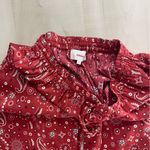 XIRENA Falyn bandana printed cotton pants paisley red western M Size M Photo 1