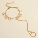 Boutique Gold Butterfly Ring Bracelet  Photo 1