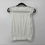 Caution to the Wind White Eyelet Detail Top Photo 4