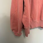 American Eagle Slouchy Coral Pink Oversized Crewneck Sweatshirt Photo 4