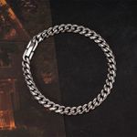 Link Chain Bracelet for Men Women Streetwear Unisex Style Silver Photo 3