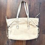 FRANCES BIASIA tan/natural leather shoulder bag Photo 4