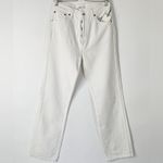 RE/DONE  70s Stove Pipe Straight Leg Jeans Size 29 White New with Tag Photo 5