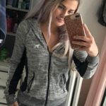 PINK - Victoria's Secret Grey and Black Zip Up Photo 0