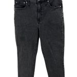 Madewell the perfect vintage Jean size 30 black cropped denim casual Photo 0