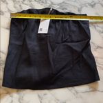 Quince NWT 100% European Black Linen Strapless Top Sz M Photo 2