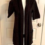 Gap | Dark grey over sized short sleeve cardigan sweater Photo 0