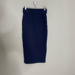 Joules Navy Blue Ribbed Maxi Skirt 2 Photo 2
